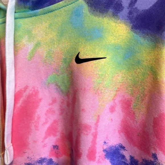 Nike Get Fit Women's French Terry Tie-Dye Training Hoodie - Picture 6 of 10